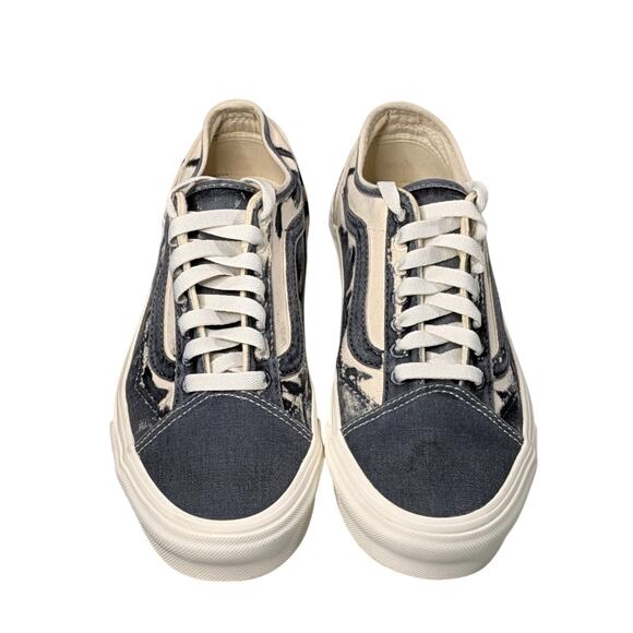 Vans Womens 8 / Mens 6.5 Old Skool Sneakers Eco Theory Asphalt Natural Shoes - Picture 2 of 10